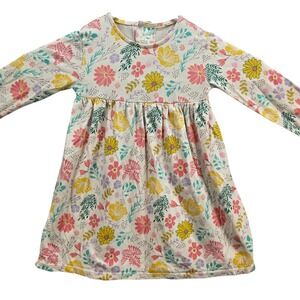 Magnetic Me Baby Girls Dress 18-24 Months Floral Print Long Sleeve Modal Spandex